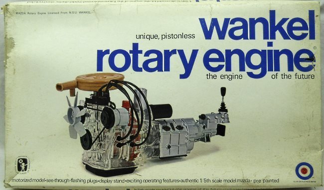 Entex 1/5 Mazda Wankel Rotary Engine Motorized, 8201 plastic model kit